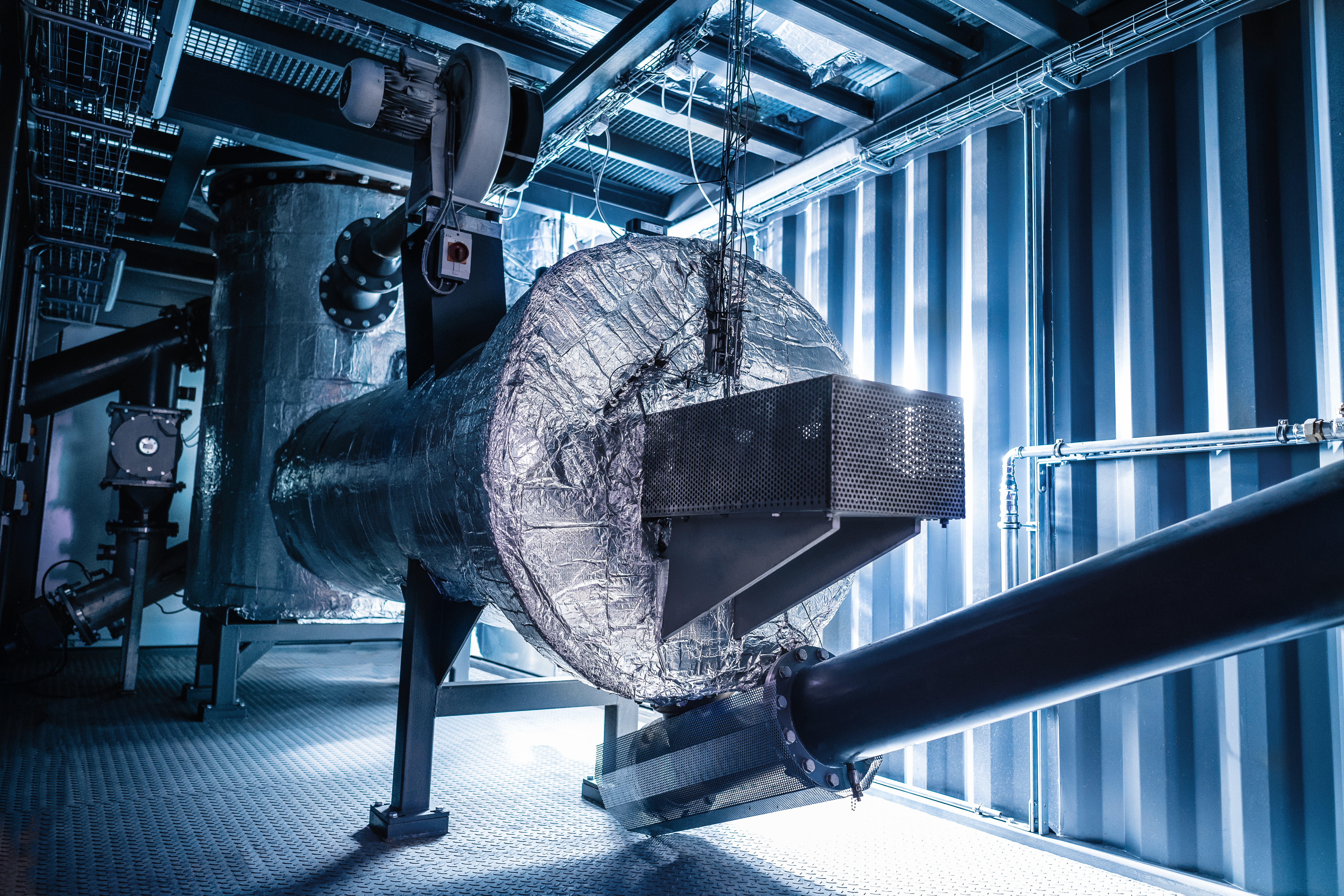Reaktor der Carbo-CAP-TEC Pyrolysetechnik von Carbo-FORCE