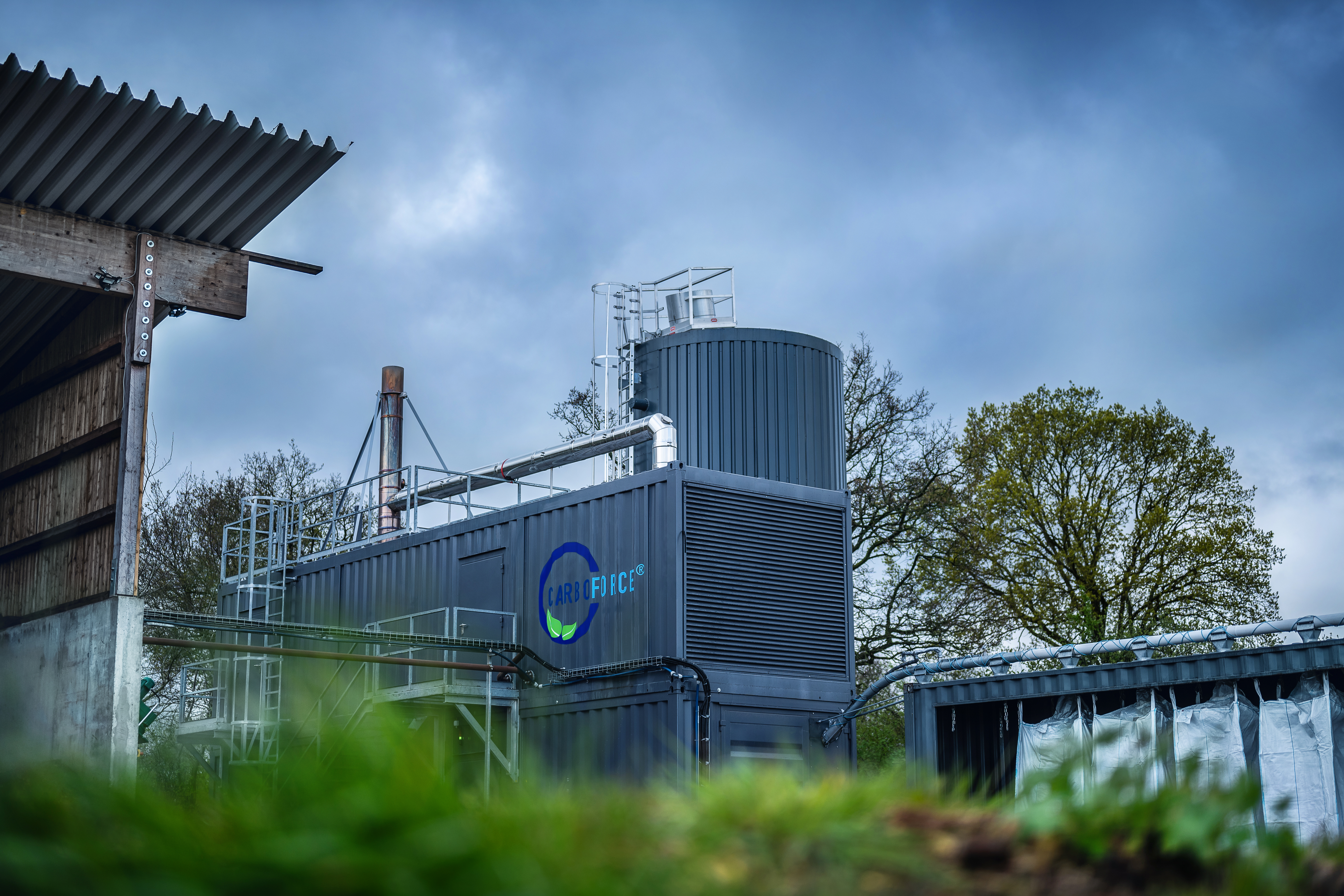 Pyrolyseanlage im Containerformat von Carbo-FORCE